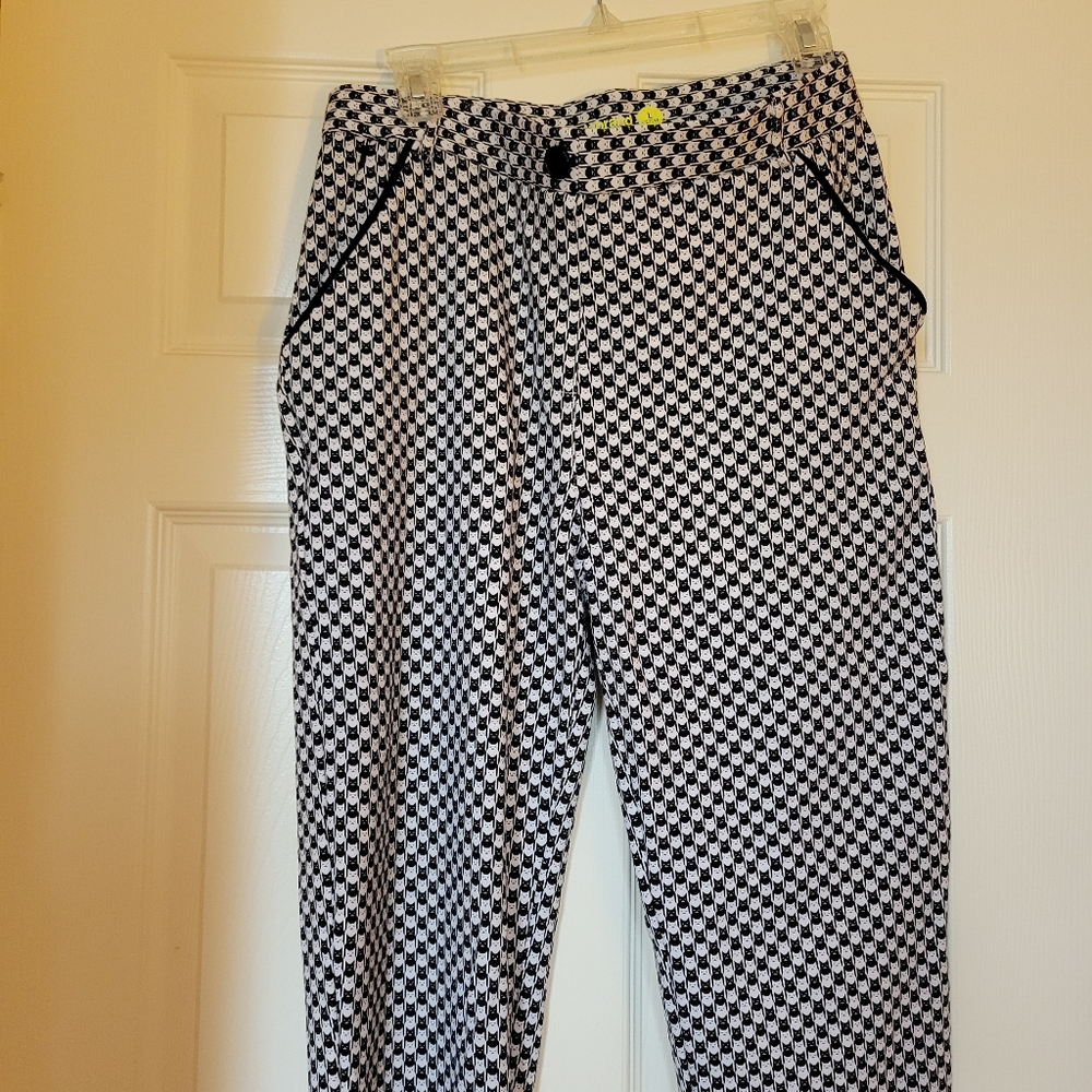 Knit Catstooth dress pant yoga pants